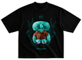 Playera CALAMARDO Fuggler estilo vintage desgastado