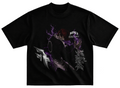 Playera IORI KOF 97 estilo streetwear vintage desgastado tee