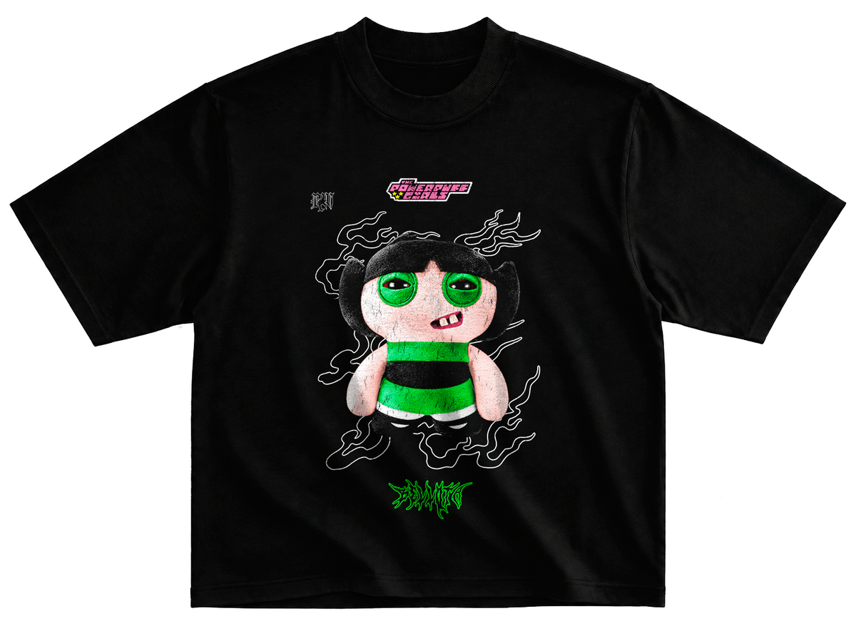 Playera BELLOTA Chicas super poderosas Fuggler estilo vintage desgastado