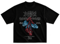 Playera Spider-Man t2 estilo streetwear corte oversize 100% algodón