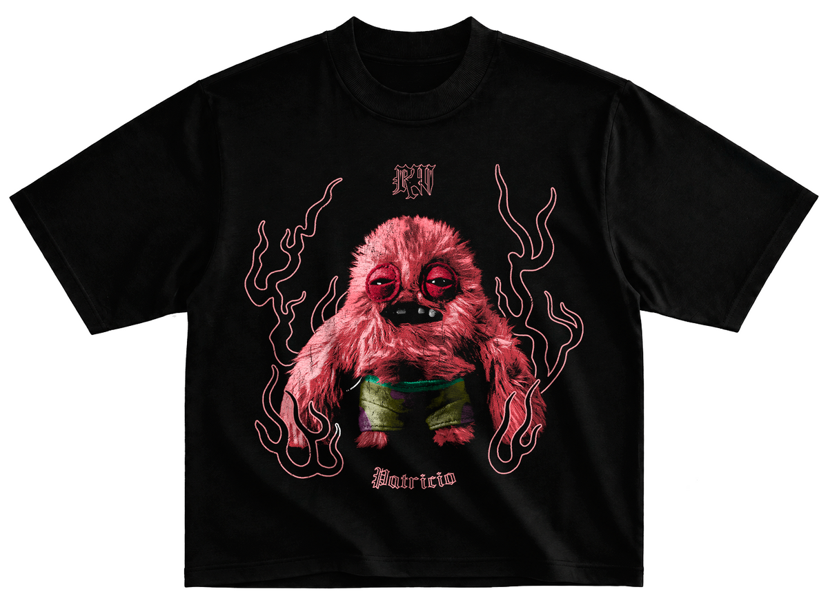 Playera PATRICIO Fuggler estilo vintage desgastado