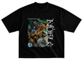 Playera 4 fantasticos doom streetwear gym corte oversize 100% algodón