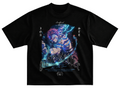 Playera Tanjiro Kamado 3 Demon Slayer gym corte oversize 100% algodón