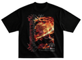 Playera Zenitsu agatsuma 2 demon slayer gym corte oversize 100% algodón