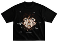 Playera baki rw streetwear gym corte oversize 100% algodón