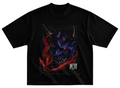 Playera demon RW streetwear gym corte oversize 100% algodón
