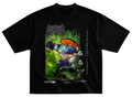 Playera dexter streetwear gym corte oversize 100% algodón