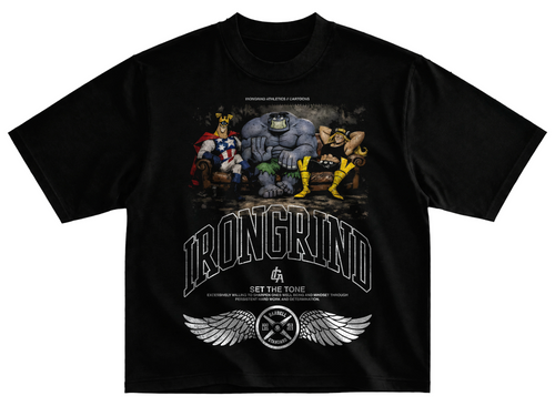 Playera gym corte oversize 100% algodón