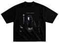 Playera itachi streetwear gym corte oversize 100% algodón