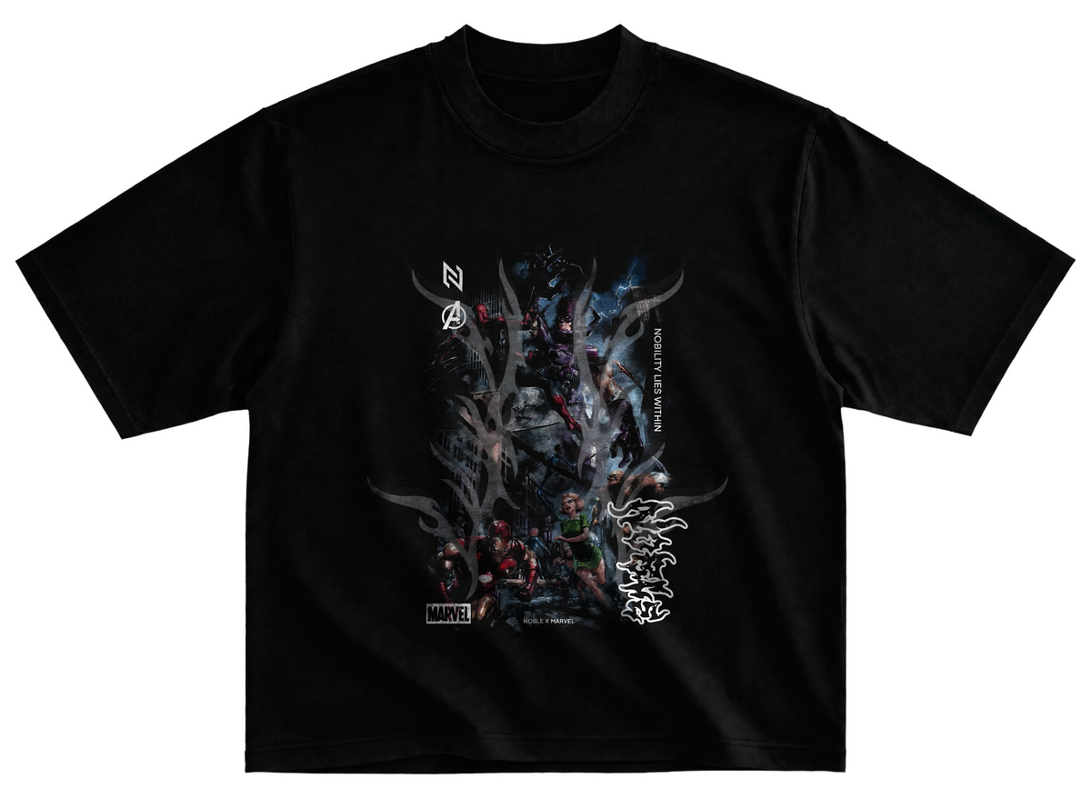 Playera marvel galactus streetwear gym corte oversize 100% algodón