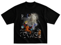 Playera naruto vs pain streetwear gym corte oversize 100% algodón