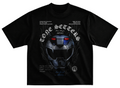 Playera streetwear power ranger2 gym corte oversize 100% algodón