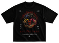 Playera streetwear power rangers2 gym corte oversize 100% algodón