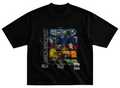Playera teen titans streetwear gym corte oversize 100% algodón