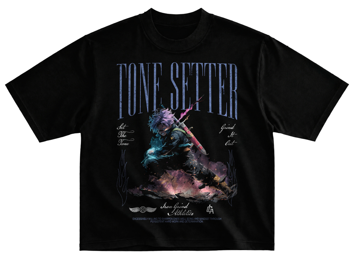 Playera trunks del futuro streetwear gym corte oversize 100% algodón