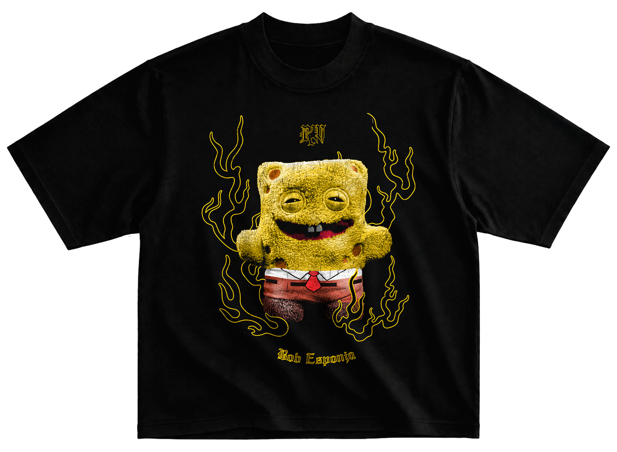 Playera BOB ESPONJA Fuggler estilo vintage desgastado