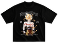 Playera goku ssj estilo streetwear vintage desgastado tee
