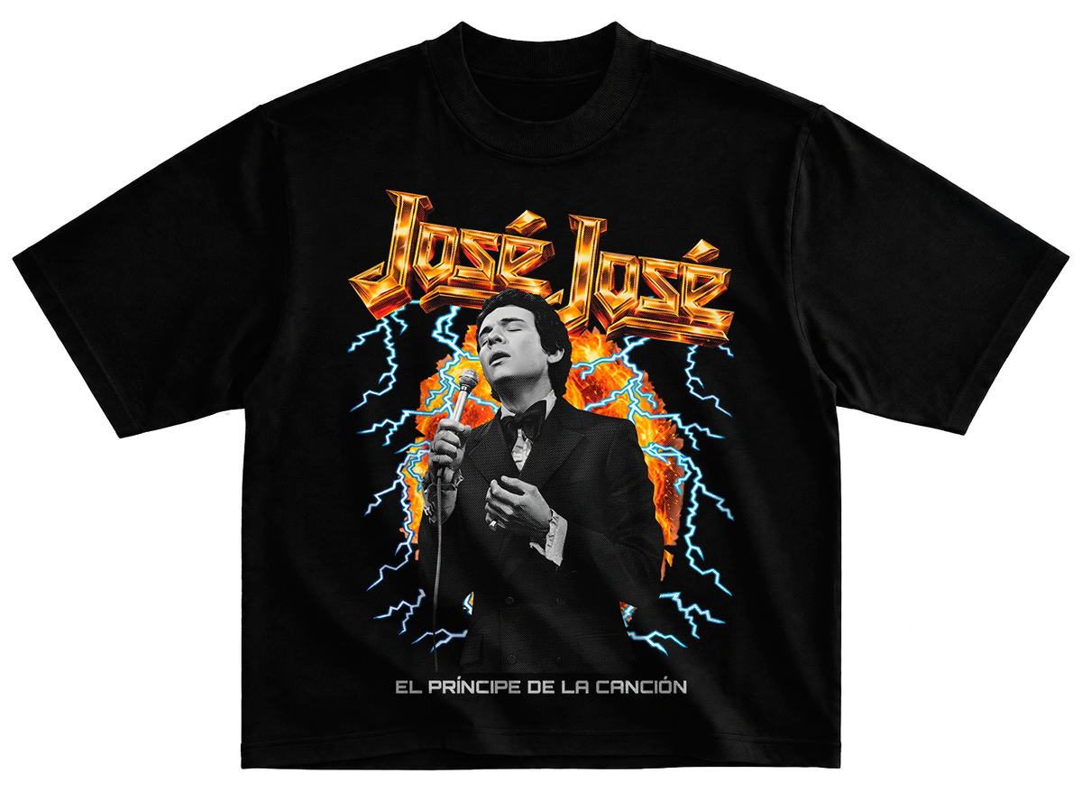 Playera Jose Jose corte oversize 100% algodon