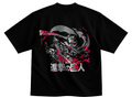 Playera Levi ackerman 2 estilo streetwear vintage desgastado tee