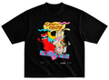 Playera La Vaca y el Pollito estilo vintage desgastado 90's cartoons t2