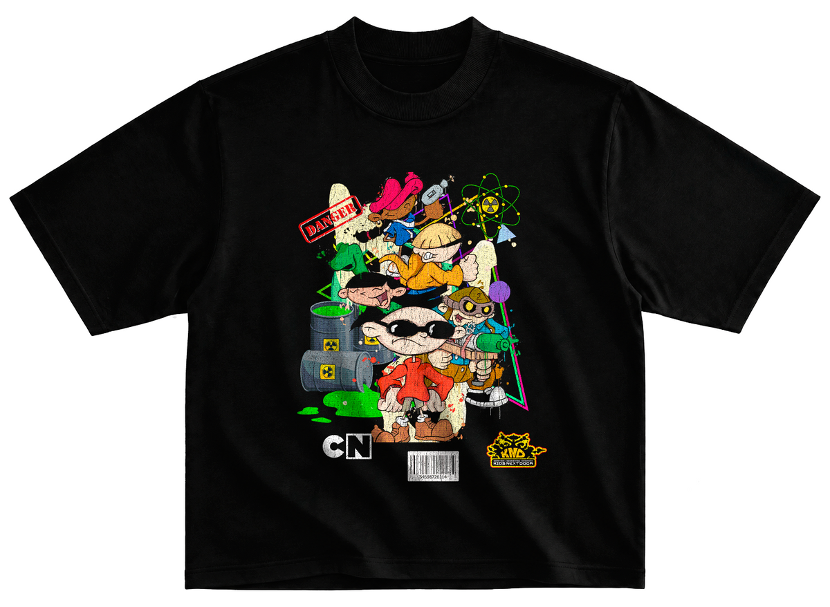 Playera KND los chicos del barrio estilo vintage desgastado 90's cartoons t1