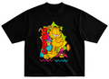 Playera Garfield estilo vintage desgastado 90's cartoons t1