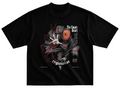 Playera Obito Uchiha estilo streetwear vintage desgastado tee