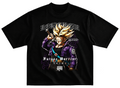 Playera trunks del futuro ssj estilo streetwear vintage desgastado tee
