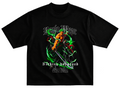 Playera Roronoa Zoro estilo streetwear vintage desgastado tee